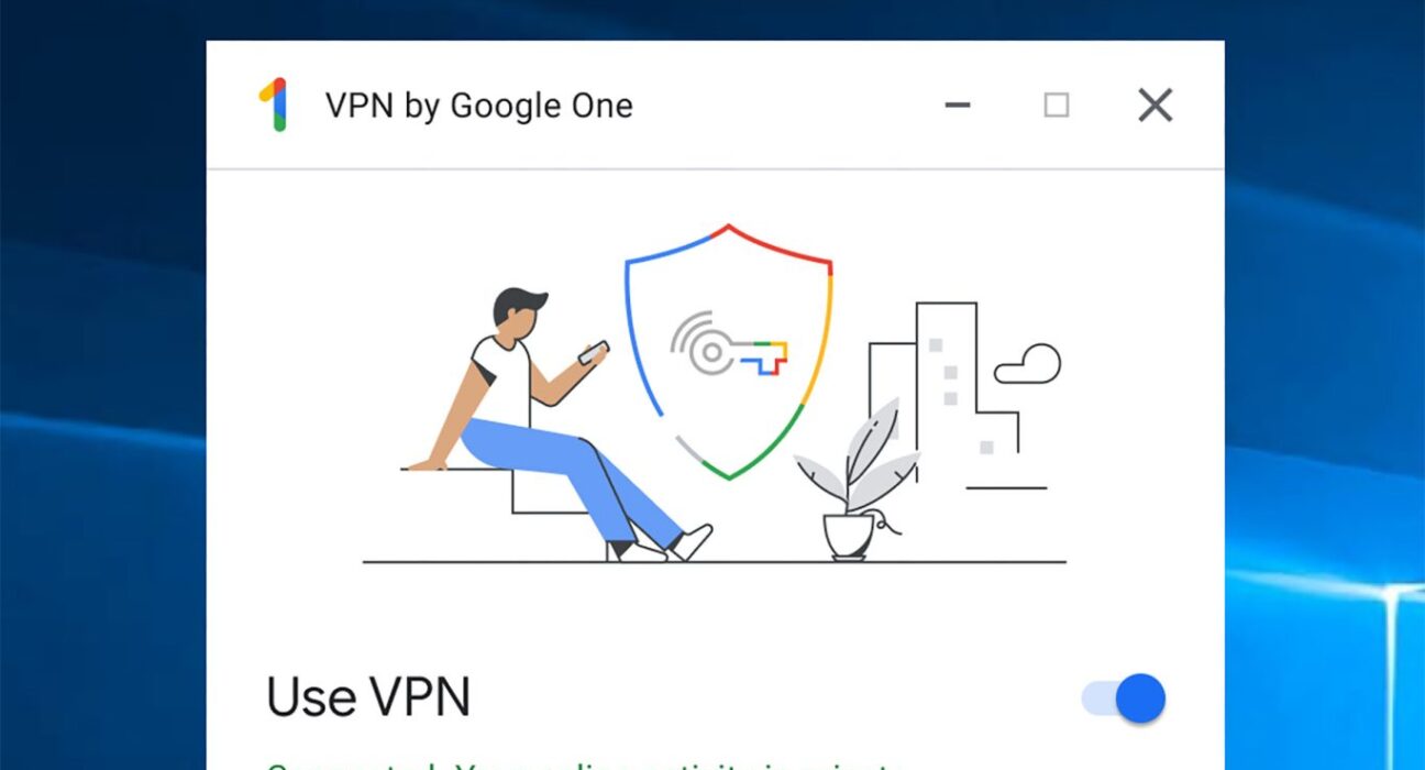 يأتي VPN الخاص بـ Google One على أجهزة الكمبيوتر التي تعمل بنظام Windows و Mac