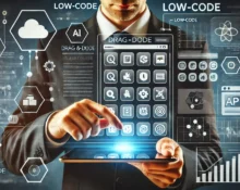 التطوير البرمجي باستخدام المنصات قليلة الكود الثورة الجديدة في عالم البرمجيات.png 1